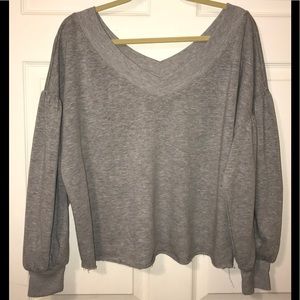 💕New Forever 21+ Heather Grey Knit Top